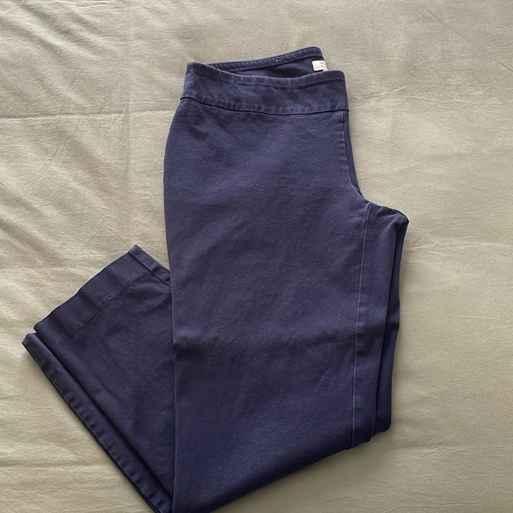 Navy crown and ivy Ashley Bi pull on pants